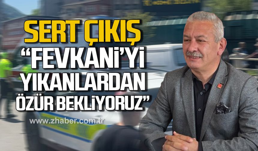 Zaimoğlu'ndan sert çıkış! "Fevkani Köprüsü’nü yıkanlardan açıkça özür bekliyoruz"