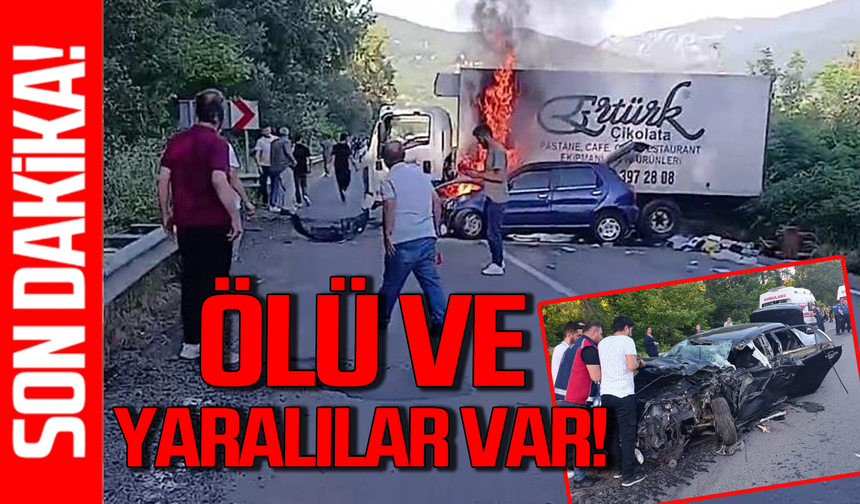 Yenice'de feci kaza: Ölü ve yaralılar var!
