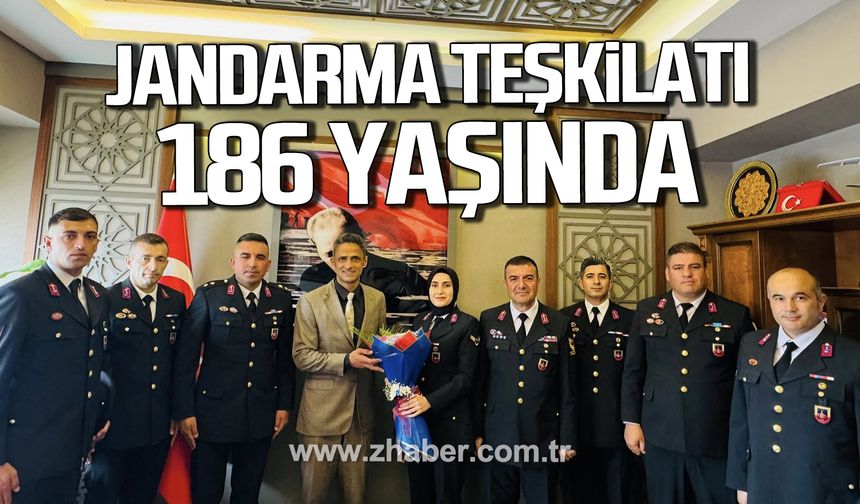 Jandarma Teşkilatı 186 yaşında! Komutanlardan Adem Kaya'ya ziyaret