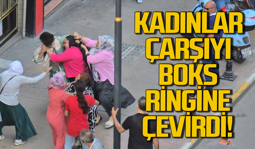 Karabük'te kadınlar saç saça kavga etti!