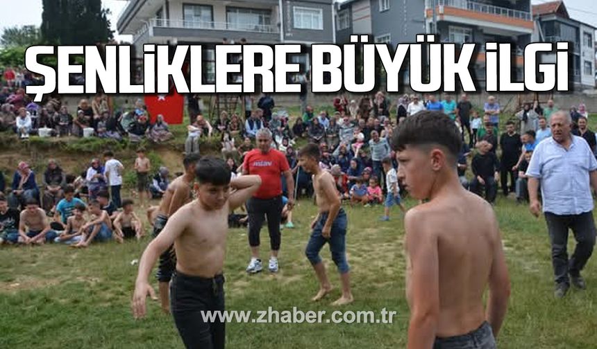Alaplı'da yapılan şenlikler büyük ilgi gördü!