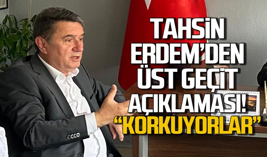 Tahsin Erdem'den üst geçit ve otopark açıklaması!