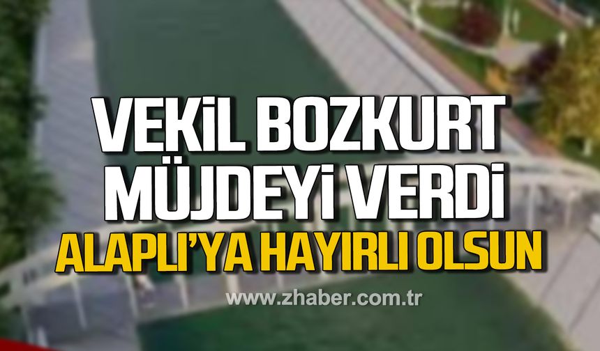 Saffet Bozkurt müjdeyi verdi! "Alaplı'ya hayırlı olsun"