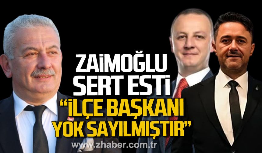 Osman Zaimoğlu sert esti! "İlçe başkanı yok sayılmıştır"