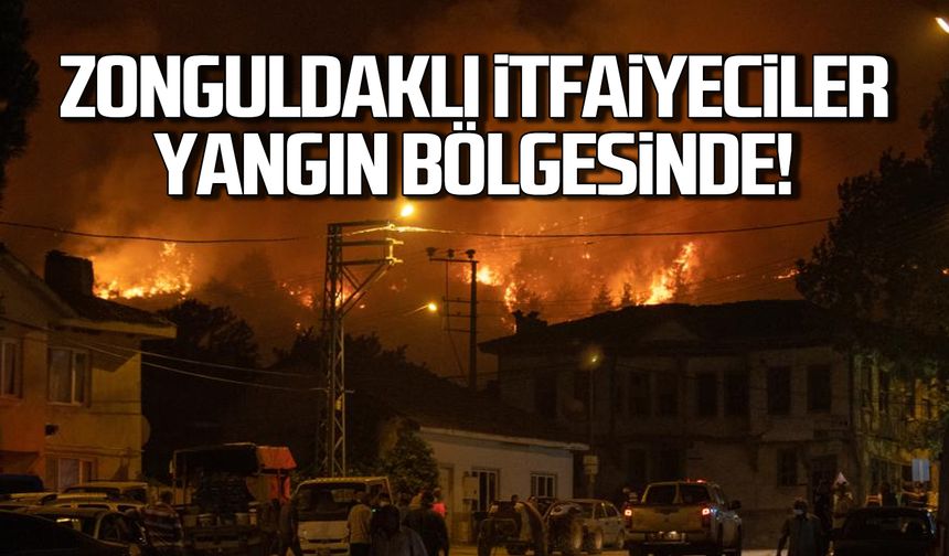 Zonguldaklı itfaiyeciler Sakarya'ya desteğe gitti!