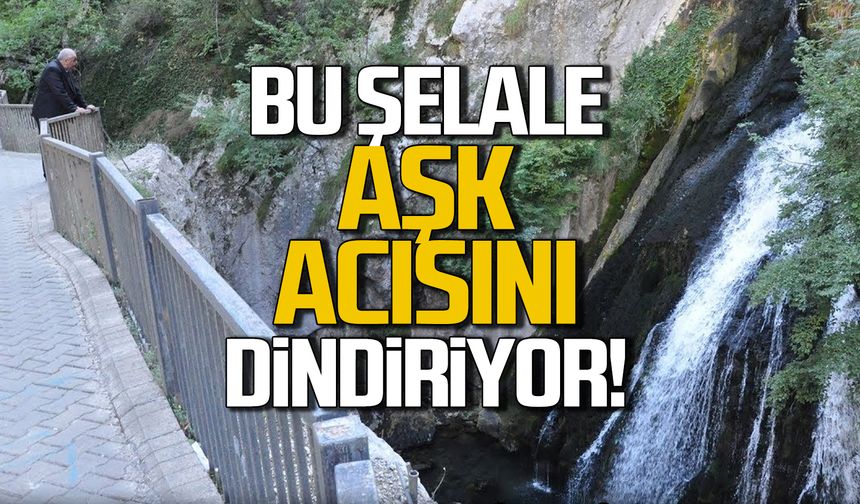 Bu şelale aşk acısını dindiriyor!