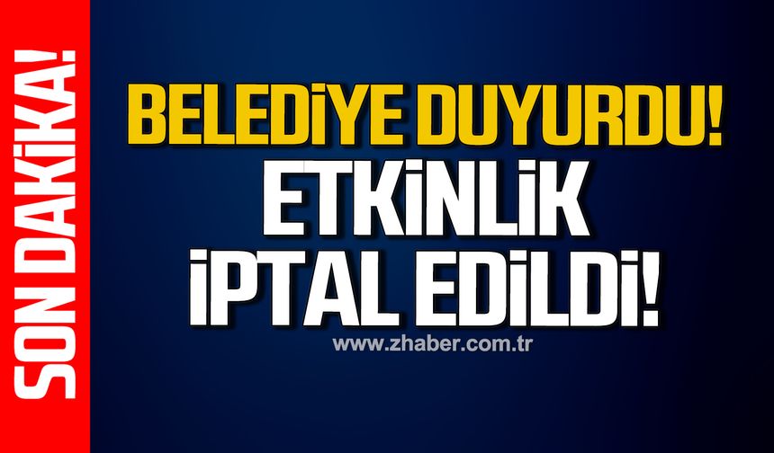 Sinema etkinliği iptal edildi!