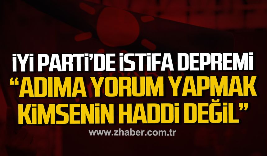 İYİ Parti'de istifa depremi! Cem Öztürk; "Benim adıma yorum yapmak kimsenin haddine değil"