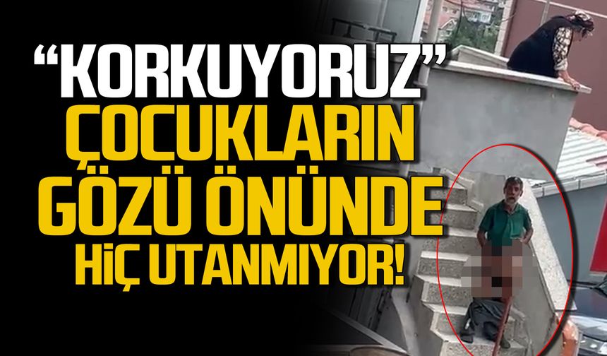 Vatandaşlar endişeli! Bu nasıl anne baba!