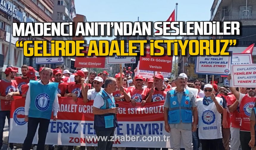 Memur-Sen Madenci Anıtı'ndan seslendi! 'Yetersiz teklife hayır'