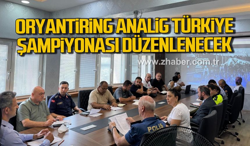 Çaycuma’da ilk kez “Oryantiring Analig Türkiye Şampiyonası” düzenlenecek