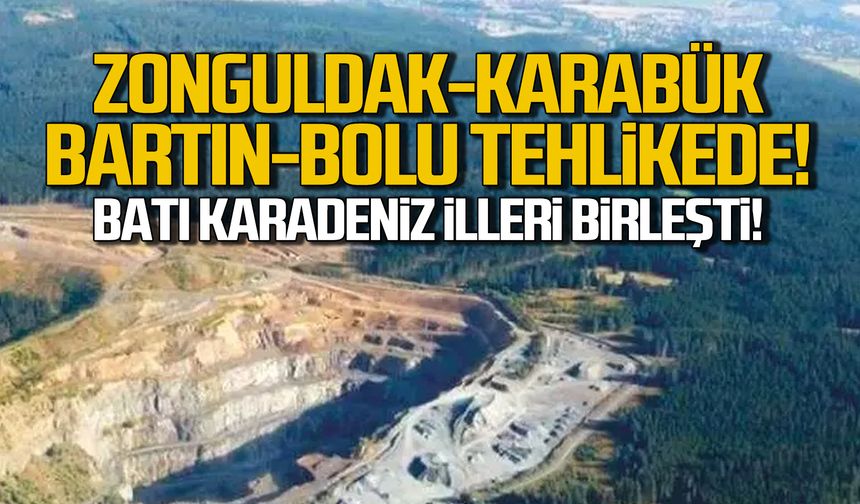 Zonguldak, Bartın, Karabük Bolu tehlikede! Batı Karadeniz illeri birleşti!