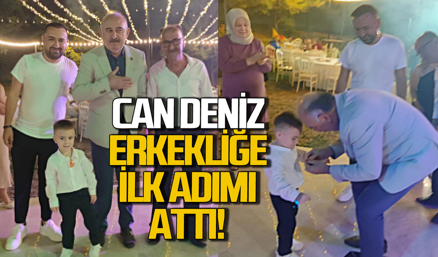 Can Deniz erkekliğe ilk adımını attı!