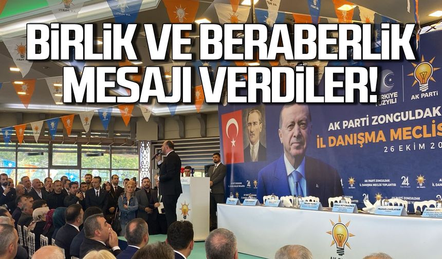 AK Parti İl Danışma Meclisi Zonguldak’ta toplandı