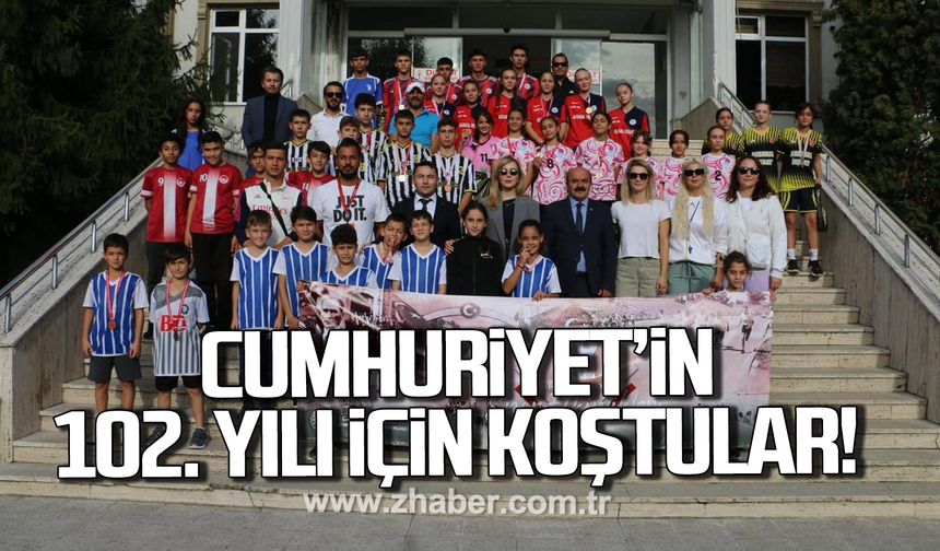 Cumhuriyet’in 102. Yılı için koştular!