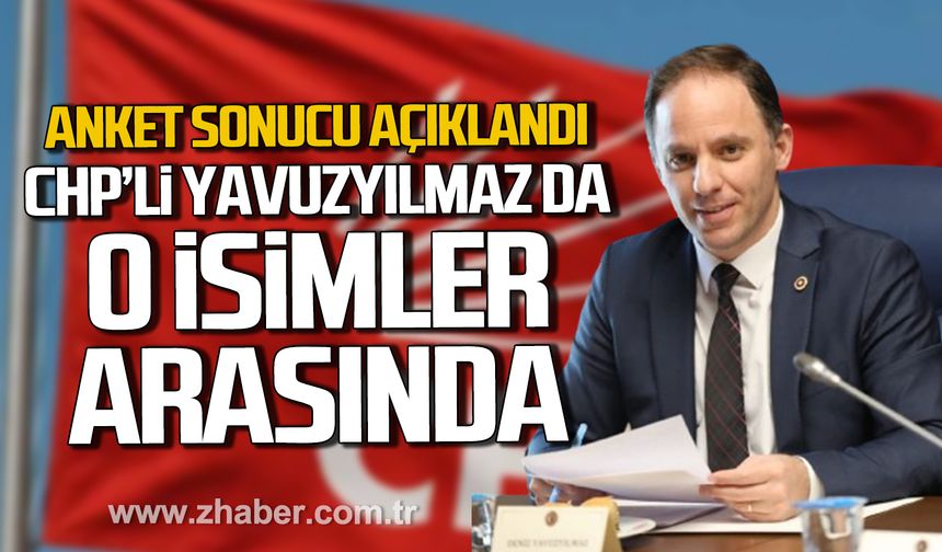 Anket sonucu açıklandı! Deniz Yavuzyılmaz da o isimler arasında!
