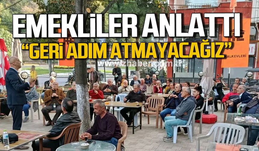 Kilimli'de emekliler sıkıntılarını anlattı! Erdinç Kargidan dinledi!