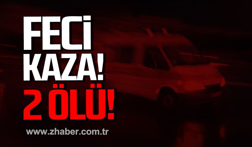 Bartın’da feci kaza! 2 ölü!