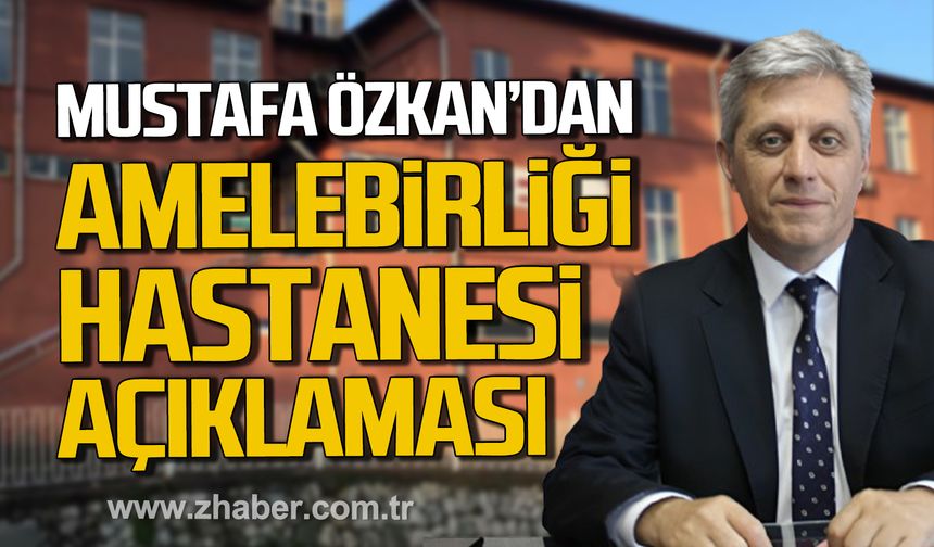 İl Sağlık Müdürü Mustafa Özkan Gün'den Amelebirliği Hastanesi açıklaması!
