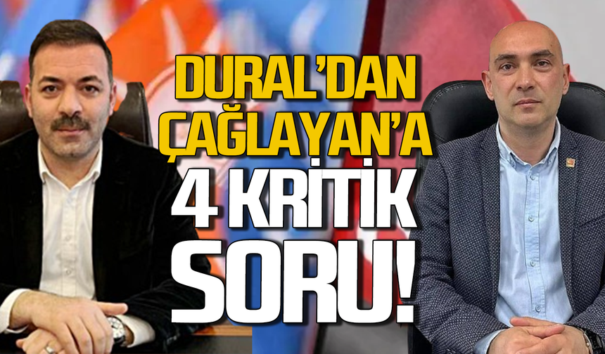 Devrim Dural’dan Mustafa Çağlayan’a 4 soru?