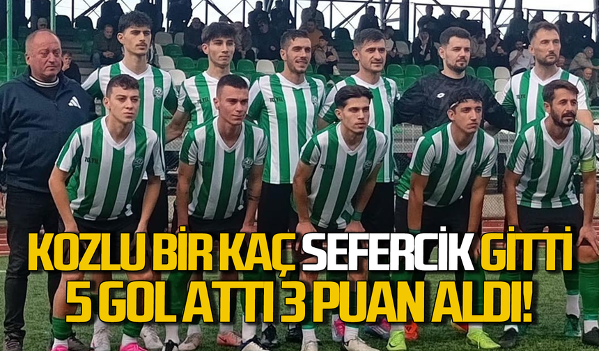 Kolzu Belediyespor Sefercikspor’a acımadı: 5-0