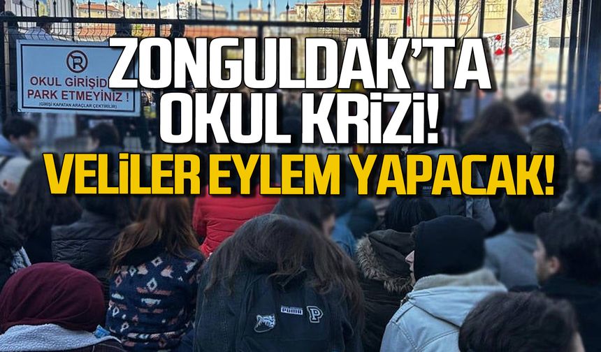 Zonguldak'ta 3 okul tek kriz! Veliler eylem yapacak!