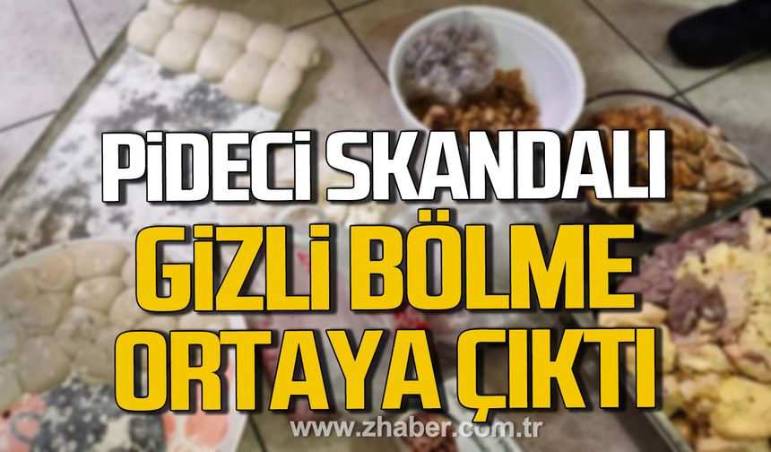 Zonguldak'ta pideci skandalı! Gizli bölme ortaya çıktı!