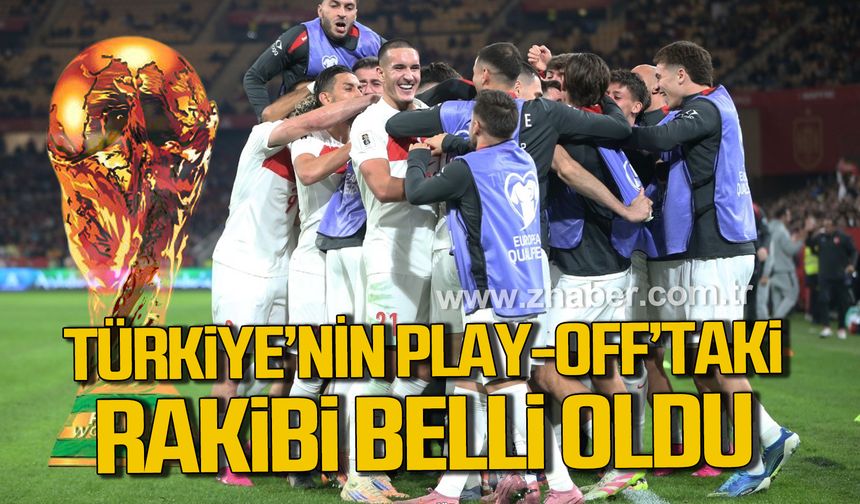 Türkiye’nin play-off’taki rakibi belli oldu!