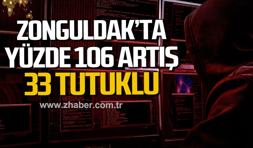 Zonguldak'ta siber suç operasyonu! 33 tutuklu!