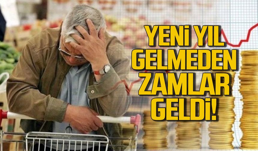 Yeni yıl gelmeden zamlar geldi! Tüketici ne yapacak?