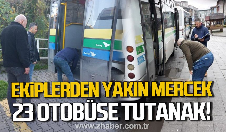 Kdz. Ereğli'de halk otobüslerine sıkı denetim!