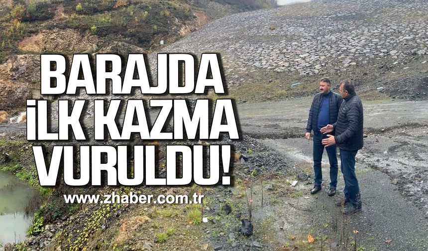 Gümeli barajında içme suyu çalışmaları başladı