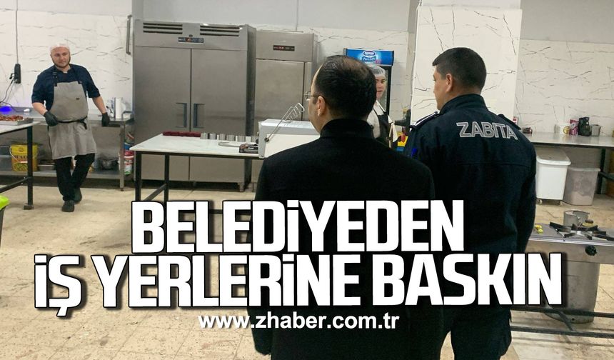 Devrek'te iş yerlerine ruhsat baskını!