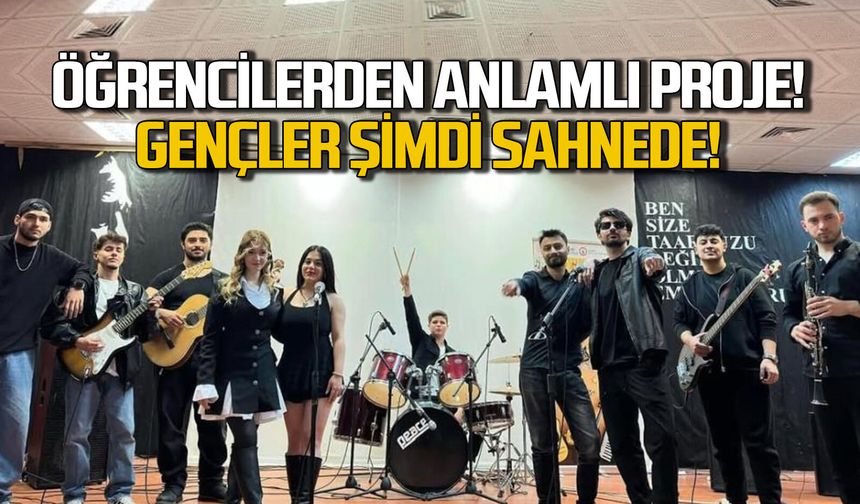 Üniversite öğrencilerinden lise ve ortaokullarda konser