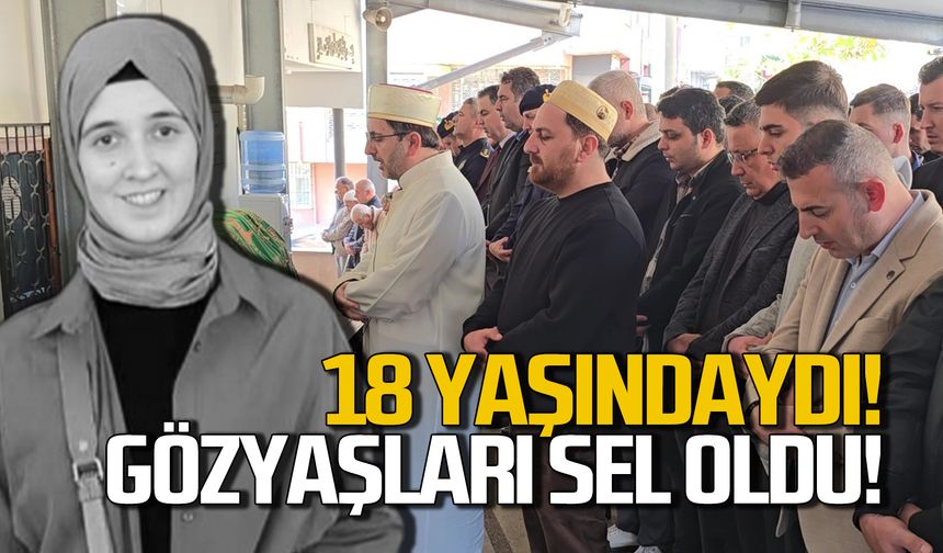 18 yaşındaydı! Şebnem Çetinkaya gözyaşları ile uğurlandı!