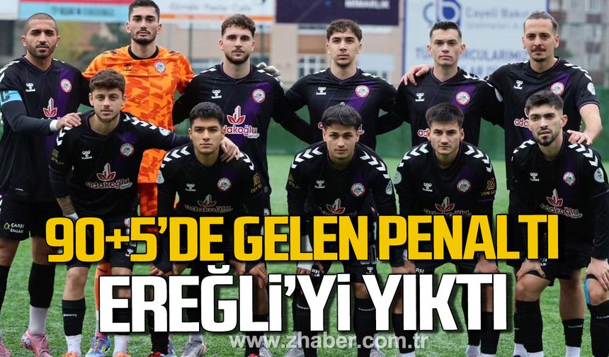 Kdz. Ereğli Belediyespor Çayelispor karşısında sahadan 1-1’lik beraberlikle ayrıldı!