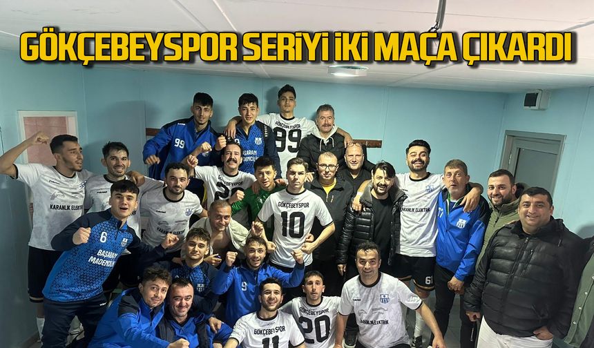 Gökçebeyspor seriyi iki maça çıkardı 3-2