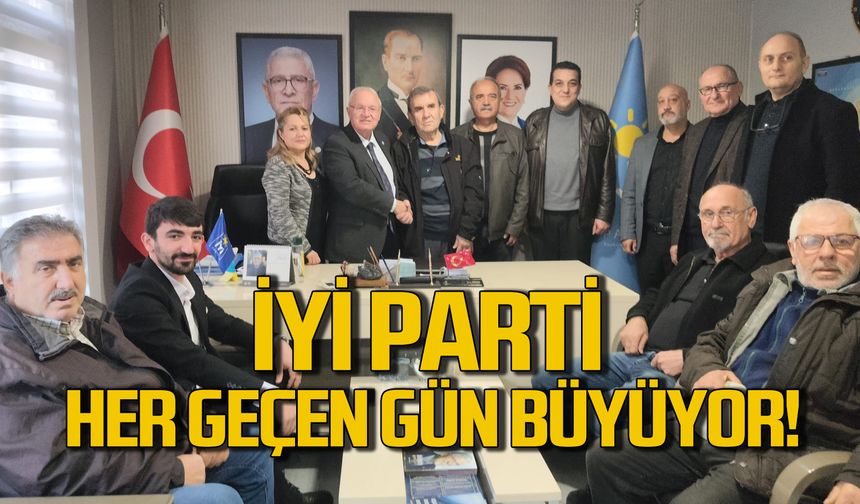 İlgi artıyor! İYİ Parti Zonguldak'ta büyüyor