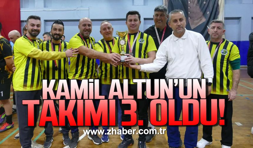 Kamil Altun’un takımı 3. oldu!