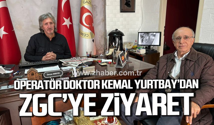 Opr. Dr. Kemal Yurtbay'dan Zonguldak Gazeteciler Cemiyeti'ne ziyaret!