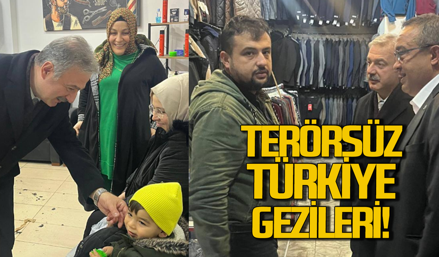 MHP Zonguldak İl ve İlçe Teşkilatları Terörsüz Türkiye gezilerini sürdürüyor!