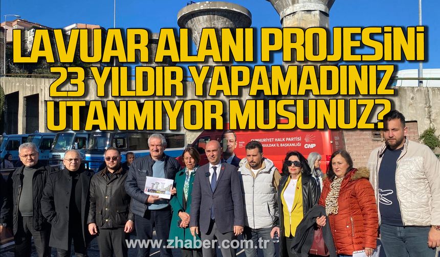 Devrim Dural; "Lavuar alanı projesinin 23 yıldır yapmadınız utanmıyor musunuz?"