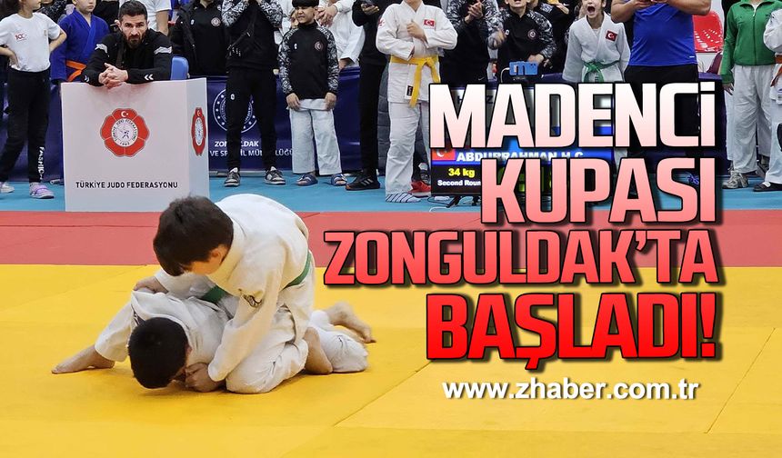 9. Uluslararası Madenci Kupası Judo Turnuvası Zonguldak’ta başladı