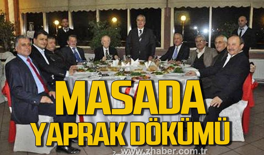 Masada yaprak dökümü!