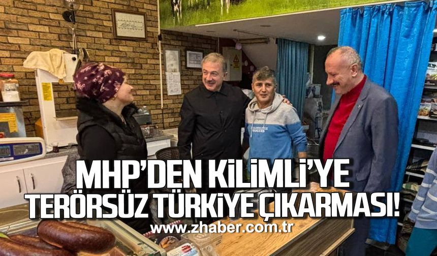 MHP'den Kilimli’ye “Terörsüz Türkiye” çıkarması!