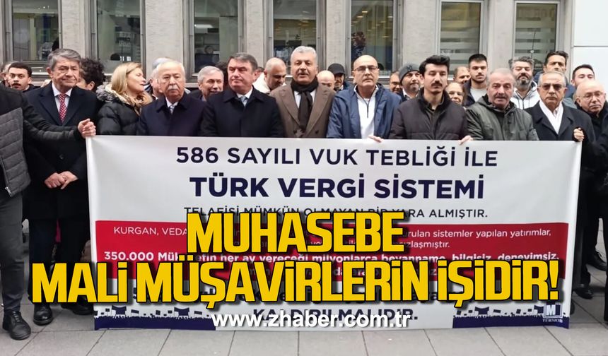 Zonguldak'tan 586 No’lu tebliğe tepki! “Muhasebe Mali Müşavirlerin İşidir”
