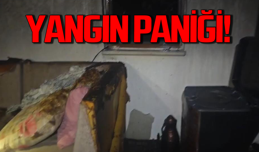 Yangın paniği: İtfaiye zamanında müdahale etti!