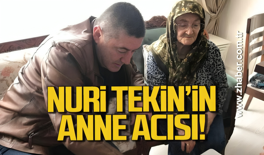 Alaplı Belediye Başkanı Nuri Tekin'in anne acısı!