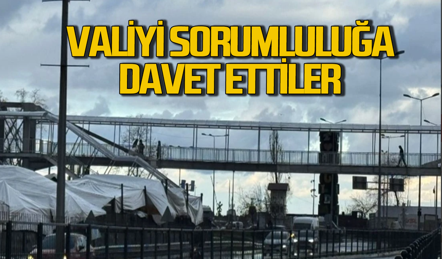 Valiyi duyarlılığa ve sorumluluğa davet ettiler!