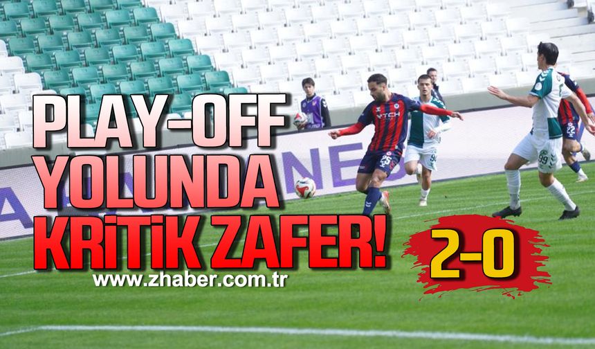 Play-off yolunda kritik Zafer: Zonguldakspor 2-0 Giresunspor